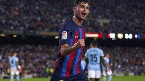 佩德里一箭定江山 巴萨力克塞尔塔重返西甲榜首