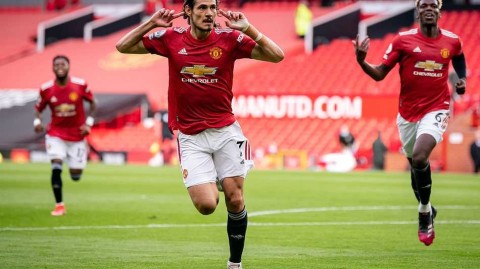 卡瓦尼天外飞仙难救主 曼联平富勒姆爆出小冷门