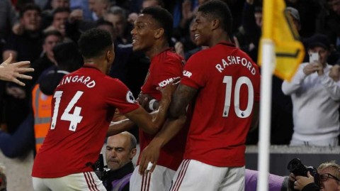 红魔客平狼队：马夏尔建功，博格巴失点，梦剧场连胜脚步暂缓