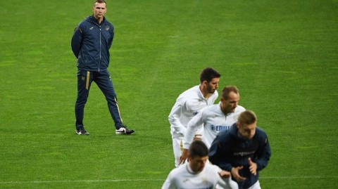 缺兵少将逆境前行：乌克兰国家队在基辅的欧国联备战影像