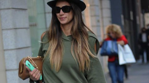 梅丽莎-萨塔米兰低调购物 休闲装扮难掩超模光芒