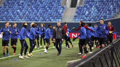 圣彼得堡寒夜中的蓝黑旋风：布鲁日欧冠最后一练