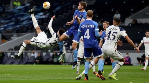 欧联杯赛场精灵归来，阿里倒挂金钩点亮热刺晋级之路