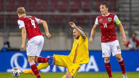 克拉根福特雨夜进球大战 罗马尼亚客场掀翻奥地利