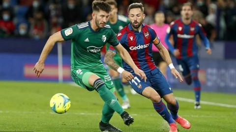 瓦伦西亚雨夜的困局 莱万特与奥萨苏纳互交白卷