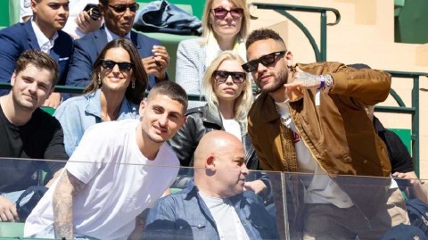 绿茵巨星邂逅网坛大师的蒙特卡洛午后