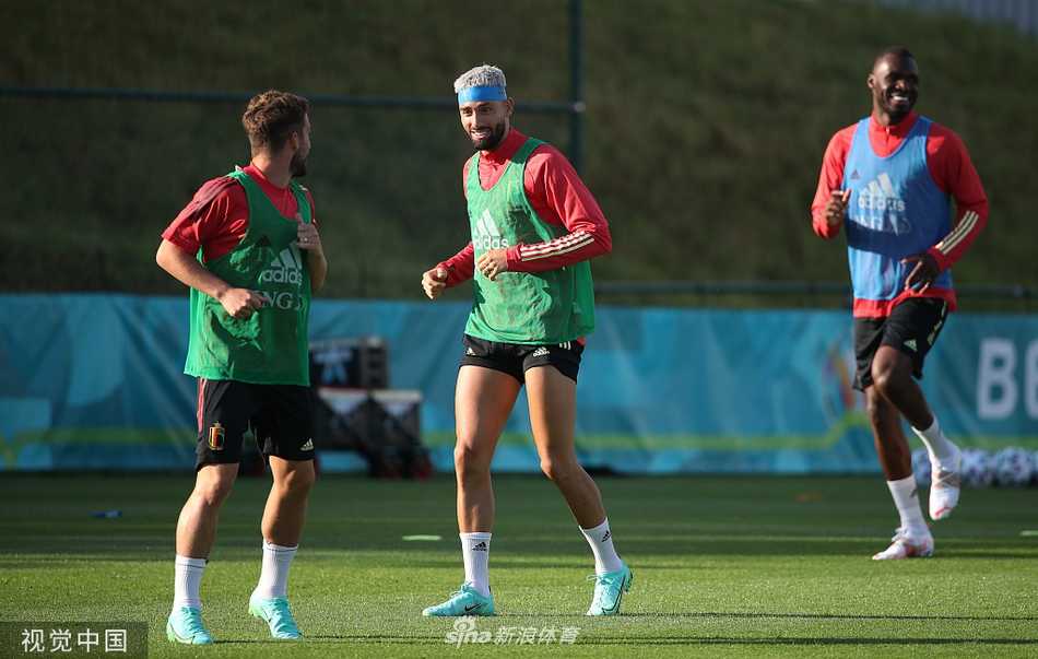 新闻发布会现场，比利时主帅目光如炬，他面前的麦克风林立，身后的赞助商标识若隐若现，他正用手势比划着，向媒体阐述球队的欧洲杯战略。