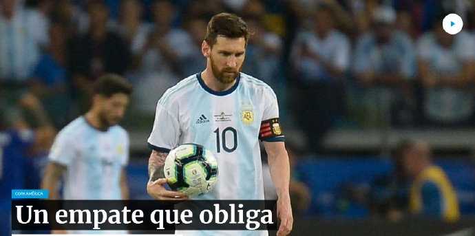 看台上一位小球迷落寞的眼神，映照着万千阿根廷拥趸的失望